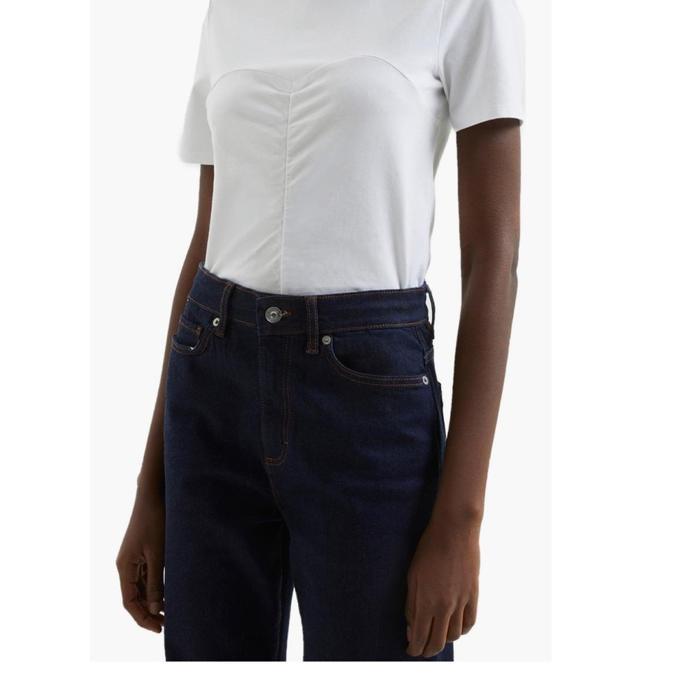 NWT French Connection Rosana Stretch Cotton T-Shirt